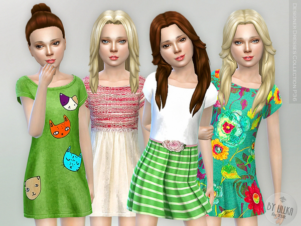  The Sims Resource: Designer Dresses Collection P36 by lillka