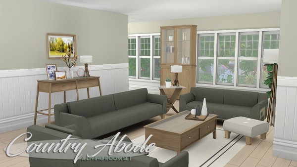  The Plumbob Architect: Country Abode   A livingroom set