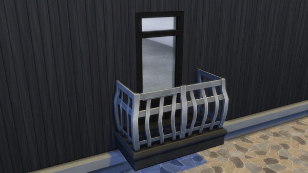  La Luna Rossa Sims: Boxy Iron Balcony