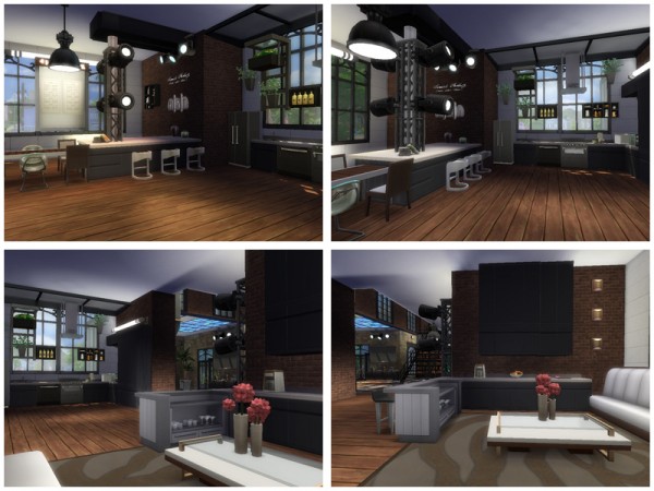 The Sims Resource: Old Brick Factory by Danuta720