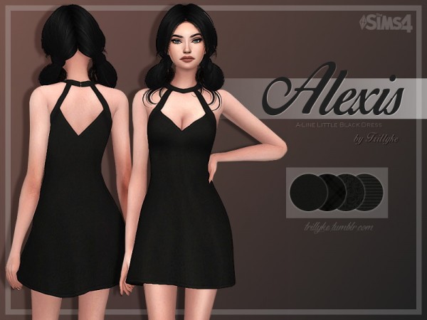 Trillyke: Alexis A Line Little Black Dress