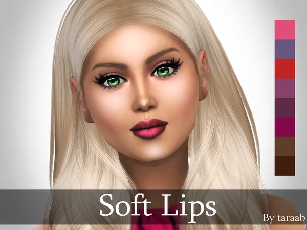  The Sims Resource: Soft Lips by taraab