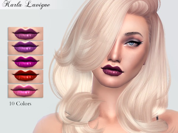  The Sims Resource: Arya Lipstick by Karla Lavigne