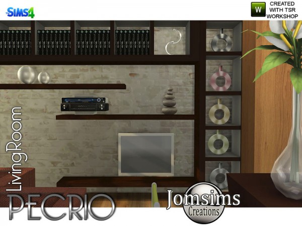  The Sims Resource: Pecrio Modern livingroom by jomsims