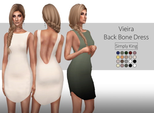  Simply King: Vieira Back Bone Dress (v2)