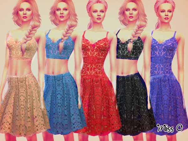  The Sims Resource: Romantic Lace Set by Mis O
