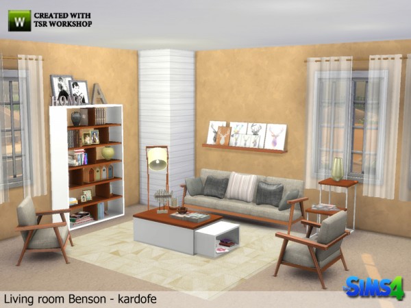  The Sims Resource: Livingroom Benson by Kardofe
