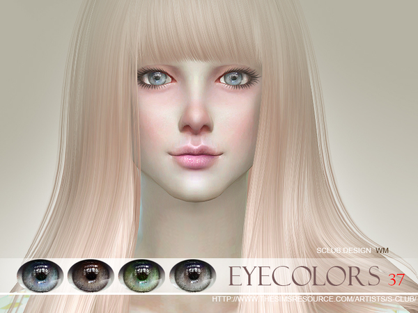  The Sims Resource: Eyecolor 37 by S Club