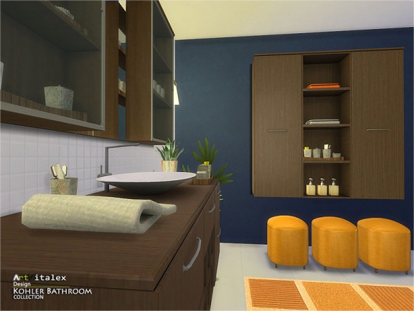  The Sims Resource: Kohler Bathroom by ArtVitalex