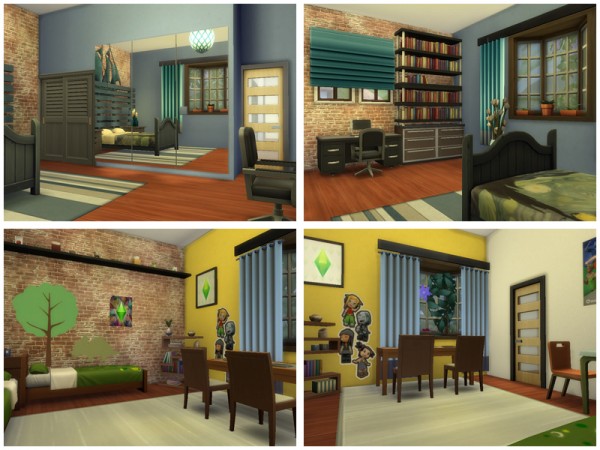  The Sims Resource: The White Manor house by Danuta720