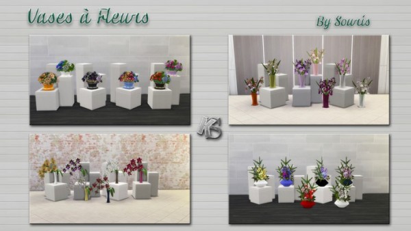  Khany Sims: Flower Vases by Souris
