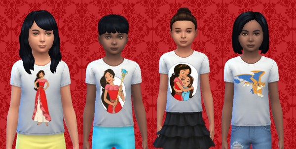  Simsworkshop: Elena of Avalor Shirt by Alfredlovessims