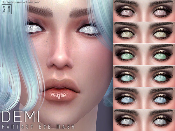  The Sims Resource: Demi   Fantasy Eye Mask by Screaming Mustard