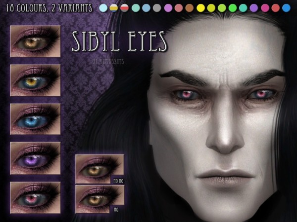  The Sims Resource: Sibyl Eyes by RemusSirion