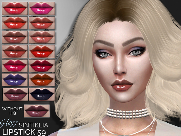  The Sims Resource: Sintiklia   Lipstick 59