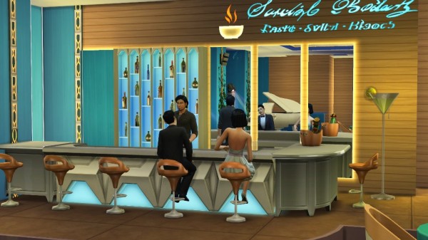  Ihelen Sims: Azure restaurant by fatalist