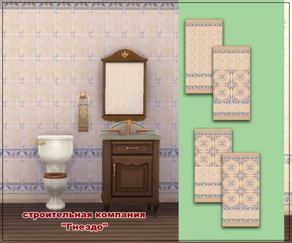  Sims 3 by Mulena: Manises walls