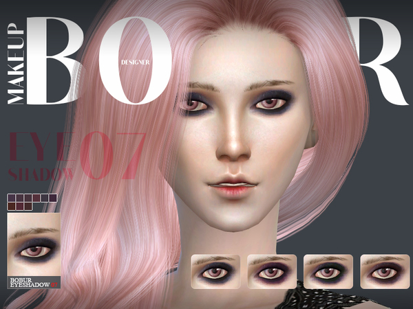  The Sims Resource: Bobur Eyeshadow 07