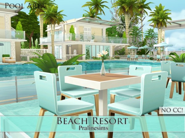  The Sims Resource: Beach Resort by Pralinesims