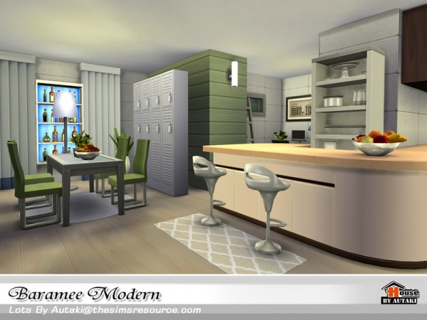  The Sims Resource: Baramee Modern house by Autaki