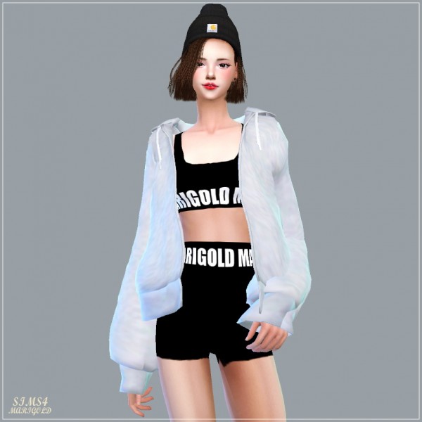  SIMS4 Marigold: ACC Loosefit Hood Jacket