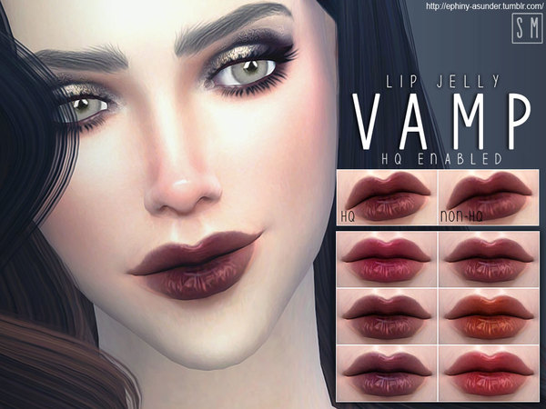  The Sims Resource: [ Vamp ]   Lip Jelly by Screaming Mustard