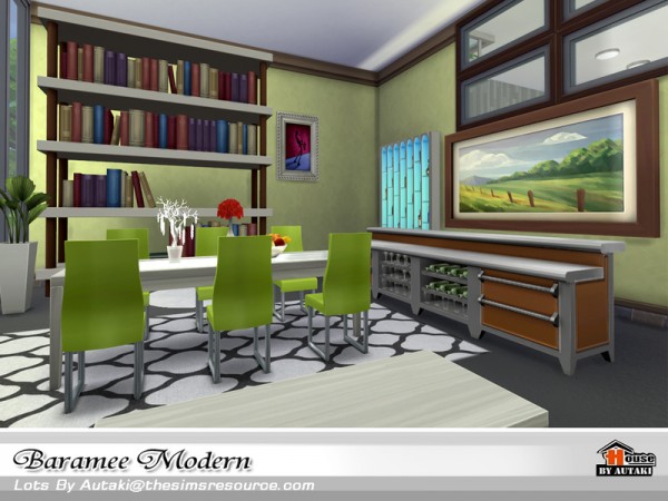  The Sims Resource: Baramee Modern house by Autaki