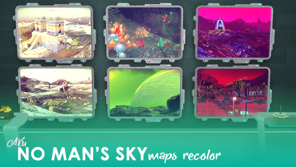  Simsworkshop: No Mans Sky Maps by Akuiyumi