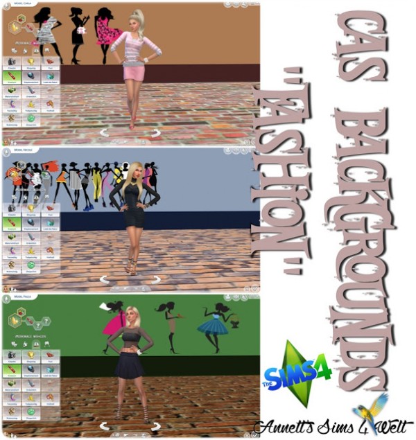  Annett`s Sims 4 Welt: CAS Backgrounds Fashion
