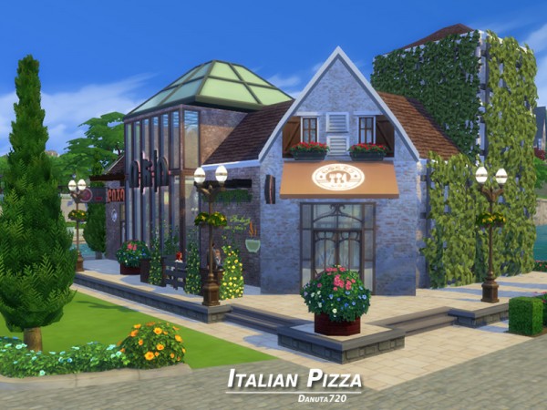  The Sims Resource: Italian Pizza   restaurant by Danuta720