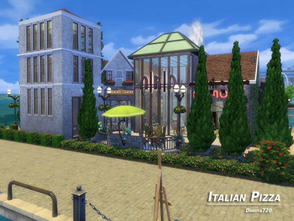  The Sims Resource: Italian Pizza   restaurant by Danuta720