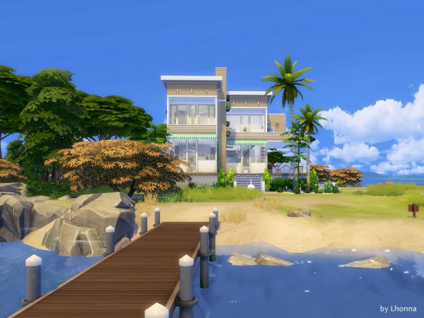  The Sims Resource: Beach Life house by Lhonna