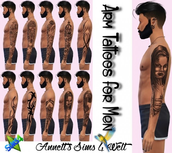  Annett`s Sims 4 Welt: Arm tattoos