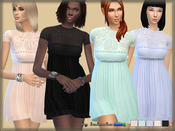  The Sims Resource: Dress Josephine by bukovka
