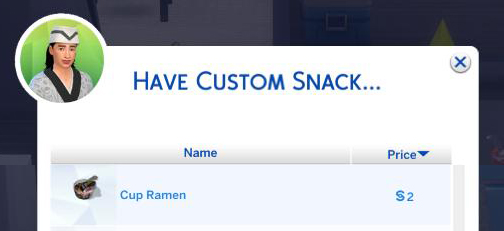  Mod The Sims: Cup Ramen by ohmysims