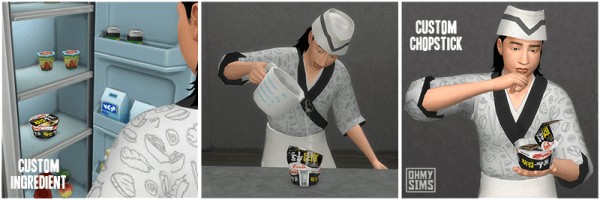  Mod The Sims: Cup Ramen by ohmysims
