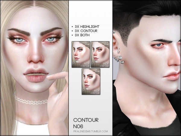  The Sims Resource: Skin Detail Kit N07 by Pralinesims