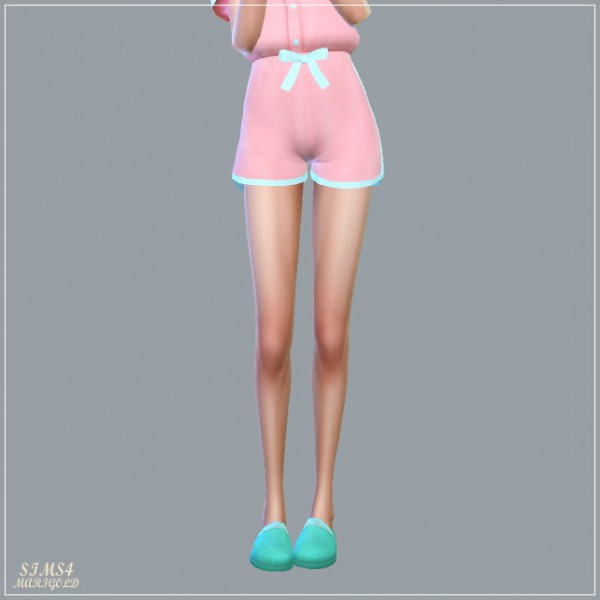  SIMS4 Marigold: Ribbon Pajamas Shorts