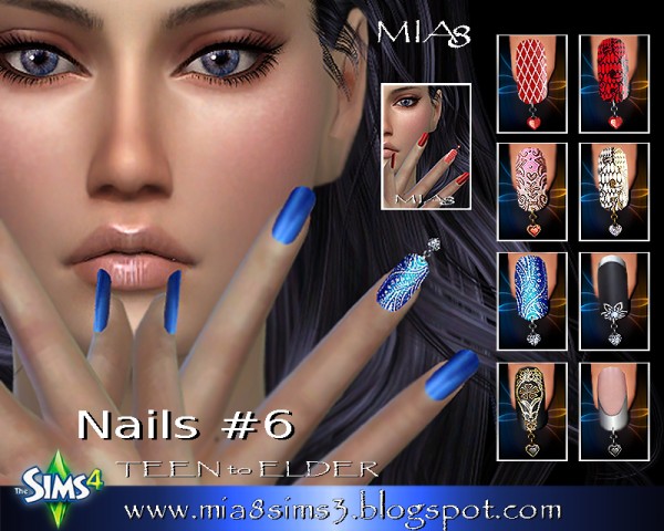  MIA8: Nails 8 with piercing