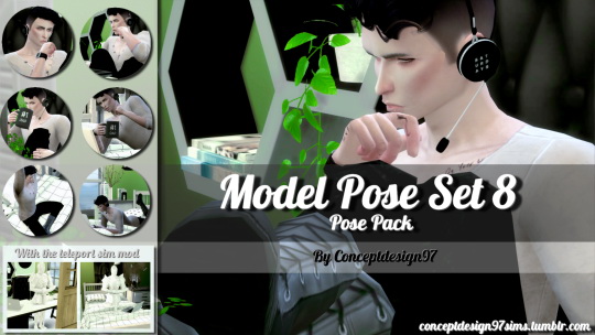  Simsworkshop: Model Pose Set 8   Pose Pack by ConceptDesign97