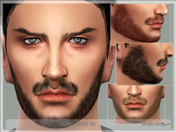  The Sims Resource: Beard Style 30 by Serpentrogue