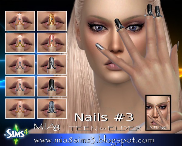  MIA8: Nails 8 with piercing