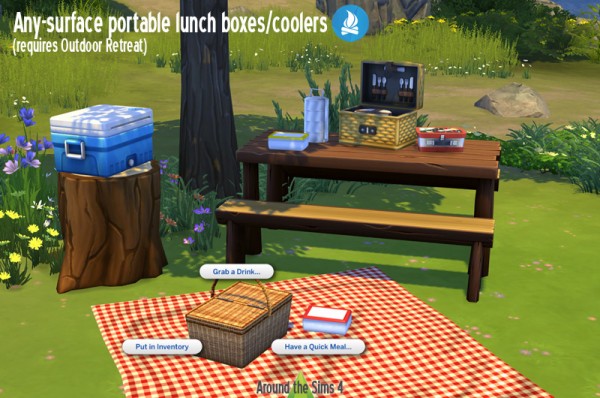  Around The Sims 4: Lunch boxes & coolers