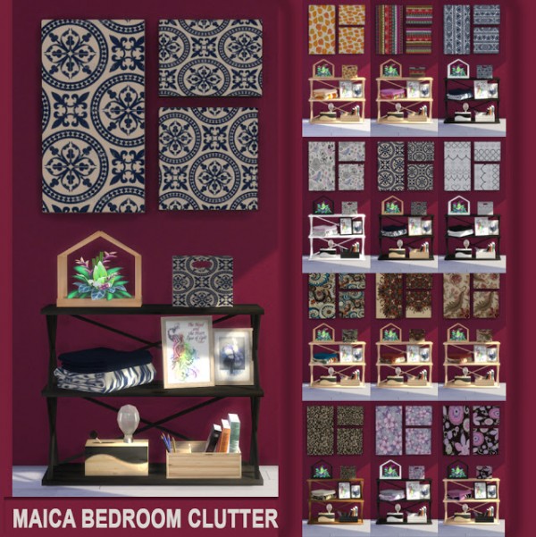 PQSims4: Maica Bedroom Clutter