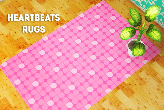  LinaCherie: Heartbeats rugs