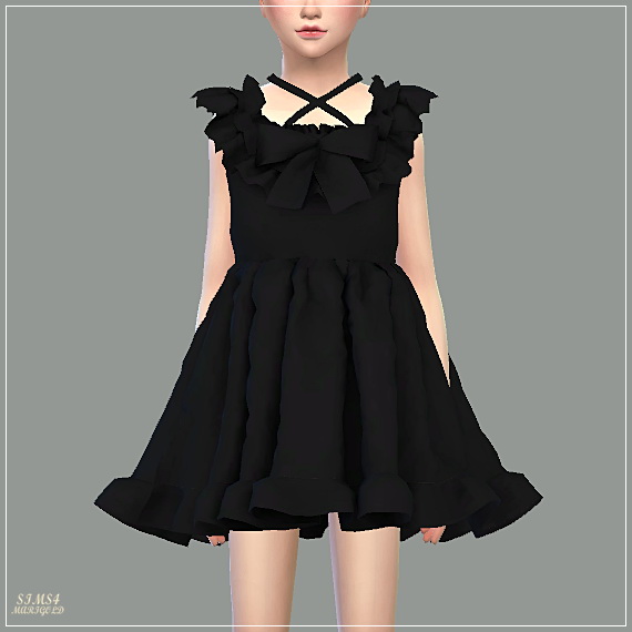  SIMS4 Marigold: Pure Doll Dress