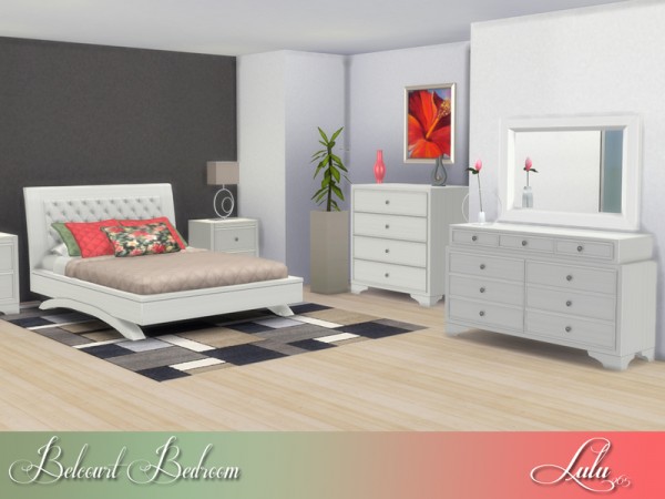  The Sims Resource: Belcourt Bedroom by Lulu265