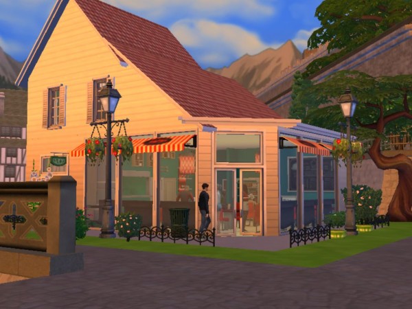  Mod The Sims: Lukes restaurant no CC by Elby94