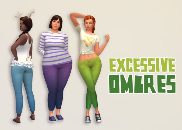  Hamburgercakes: Excessive ombres pants