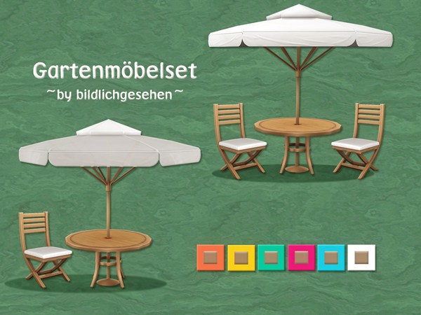  Akisima Sims Blog: Garden furniture set